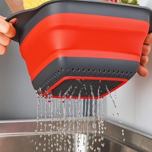 24cm Collapsible Silicone Food Strainer