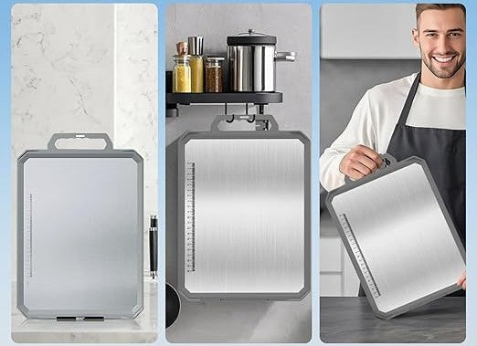 Dual-Sided Kitchen Cutting Board