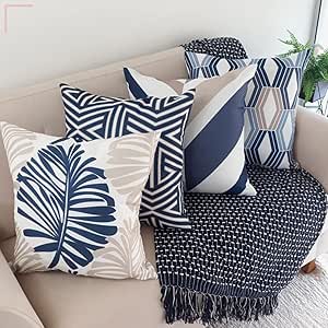 Set of 4 Decorative Cushion Covers