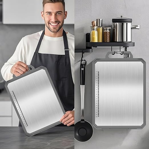 Dual-Sided Kitchen Cutting Board