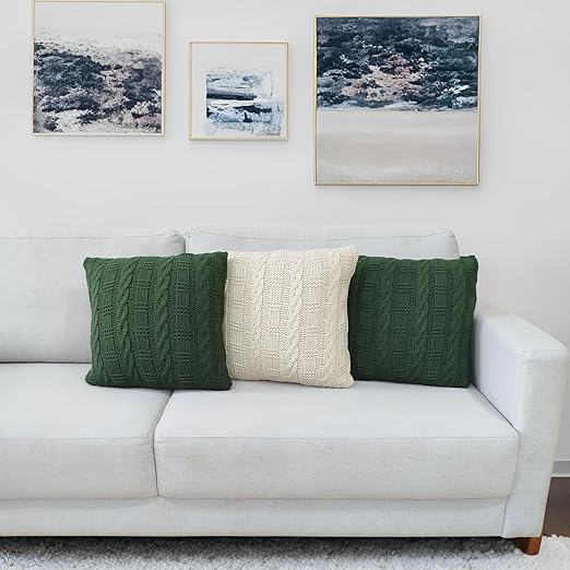 Knitted Decorative Cushion Cover